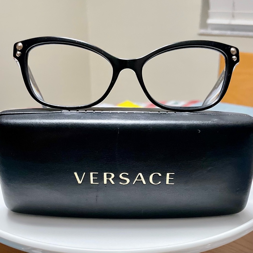 VERSACE Cat eyeglass frames